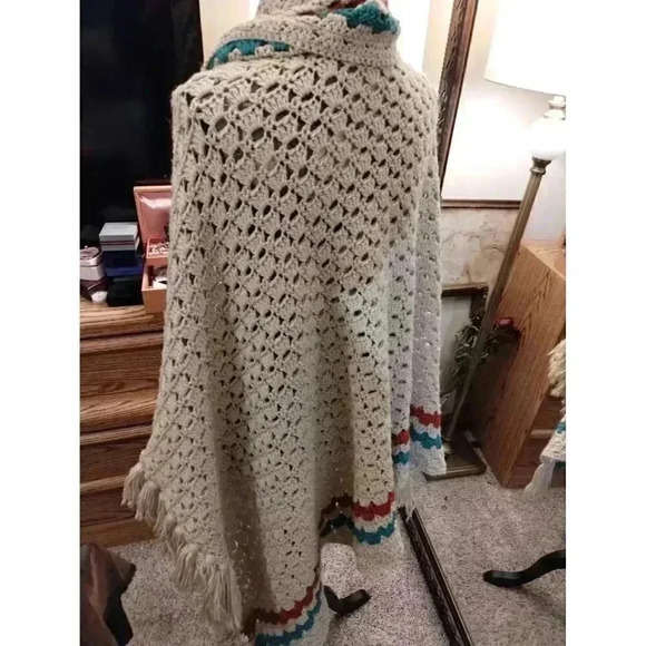 Beautiful rare new Afghan Blanket crochet granny Square - Picture 1 of 5